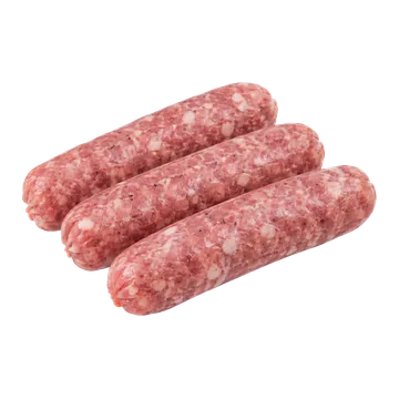Raw pork sausage links